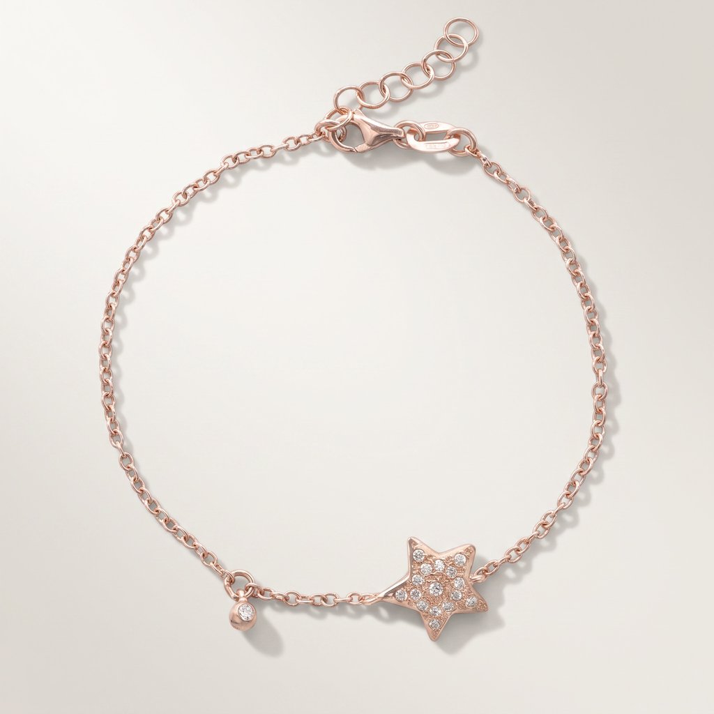 Bracciale con Pendente Stella (18/20cm)